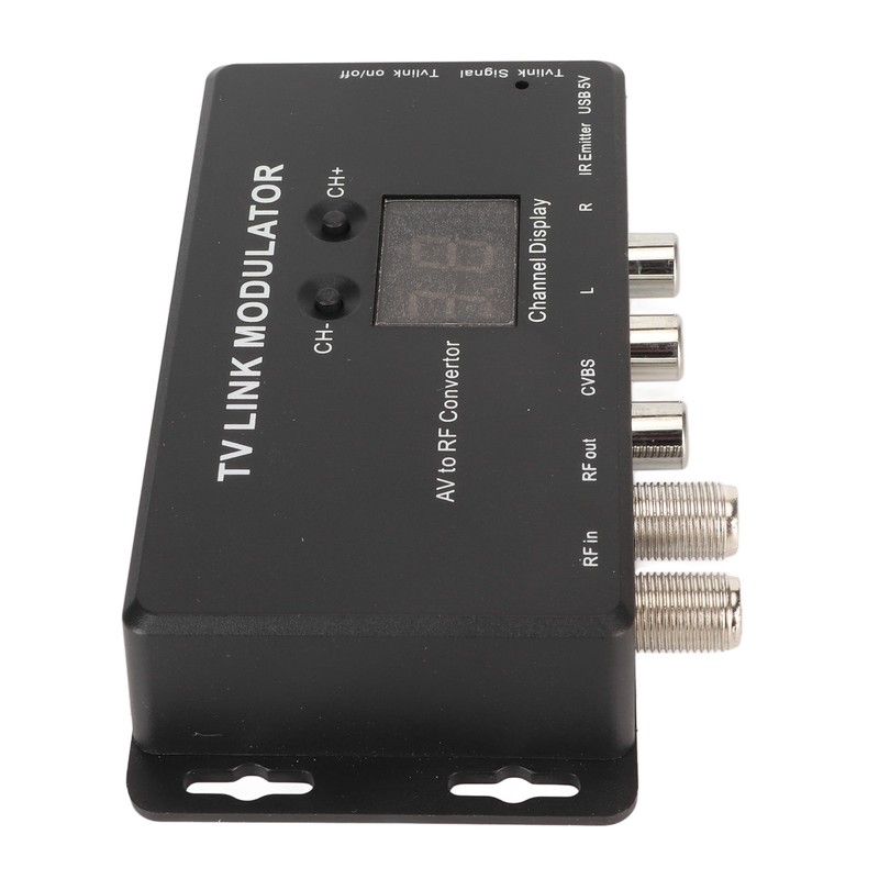 UHF Modulator TV Link Modulator 471.25‑885.25MHz Support PAL NTSC AV
