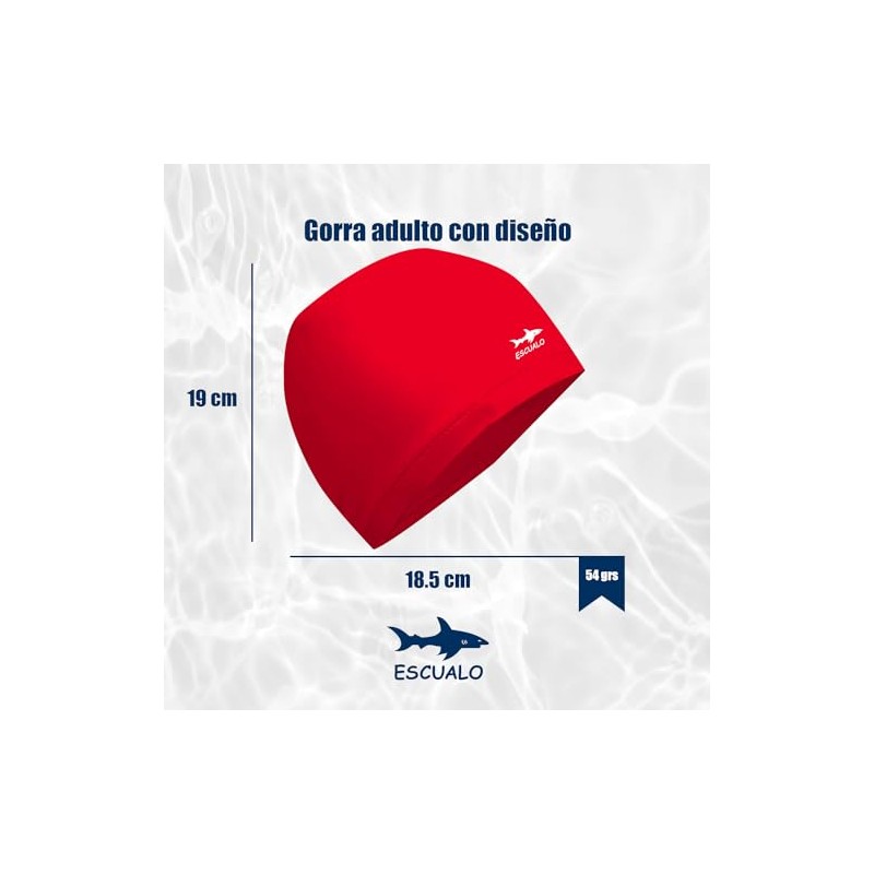 escualo Gorra para Natacion Unisex Adulto Modelo Lycra (Lycra) Unitalla,
