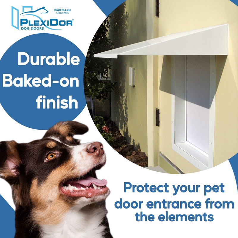 Plexidor Performance Pet Doors Universal Pet Door Awning - Door