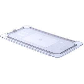 CFS 10276U07 StorPlus Third Size Polycarbonate Universal Flat Surface Food Pan Lid, Clear