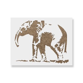 Elephant Stencil - Reusable Stencils for Painting - Mylar Stencil for DIY Projects and Crafts