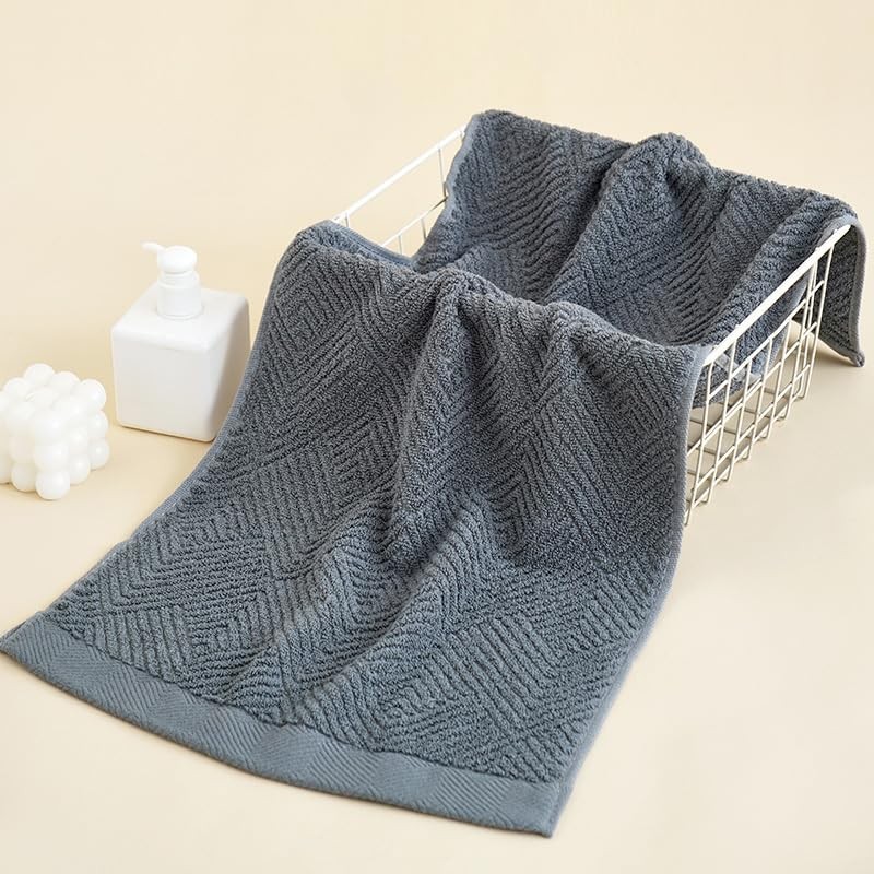 Cawtiuly Bathroom Hand Towels Set of 2, Super Soft 100%