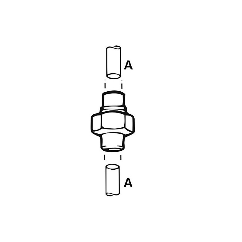 CORNAT T534028 Soldering Fitting 28mm, Clear