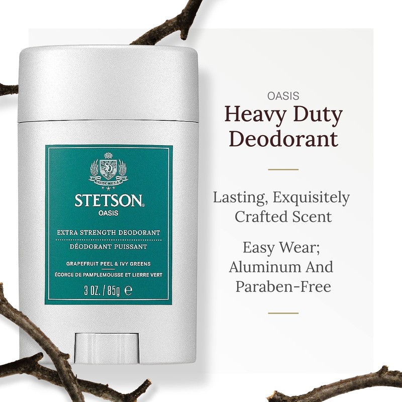 STETSON Personal Care Extra Strength Deodorant by Scent Beauty -