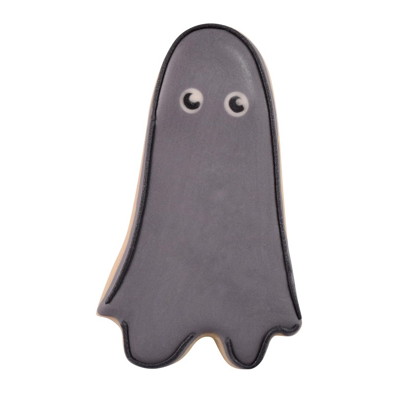 R & M International 8025 Ghost Shaped Tinplated Steel Cookie