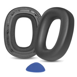 TaiZiChangQin Replacement Ear Pads Compatible with Bowers & Wilkins PX8/PX7 S2/PX7 S2e Headphones (Does Not Fit PX7) Protein Leather Black