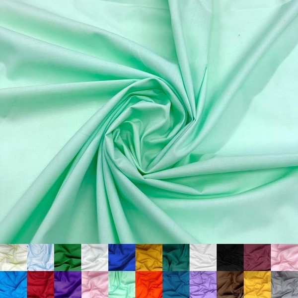 Ice Fabrics Cotton Polyester Broadcloth Fabric by The Yard -