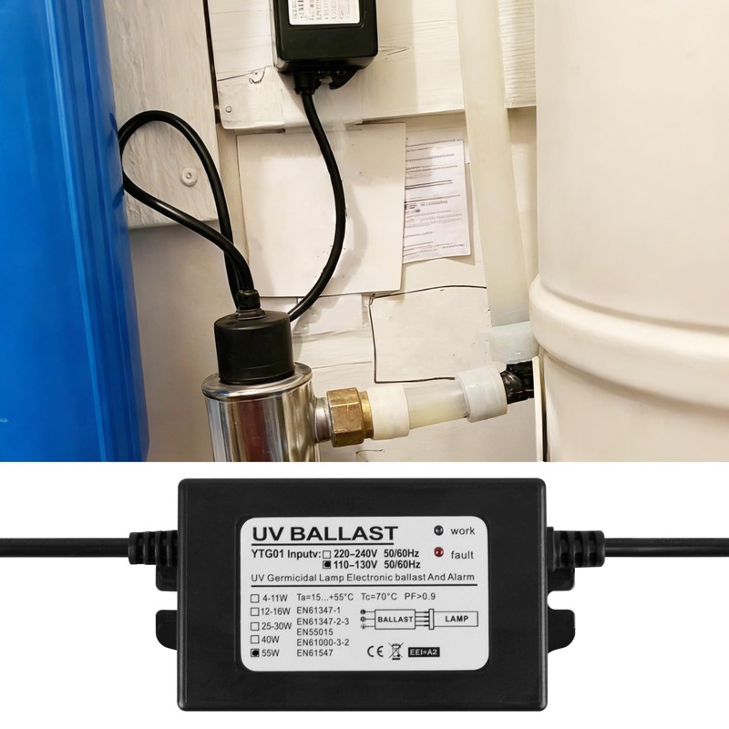 100-120V 55W Electronic Ballast for 55W 12 GPM Ultraviolet UV