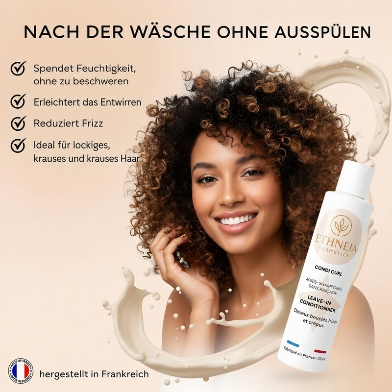 ETHNEIA Condi Curl Leave-in Conditioner Curls Kraushaar Afro Vegan 200