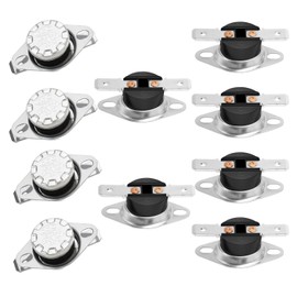 Aopin Interruptor de Control térmico KSD301 Normalmente Cerrado NC 60 Grados 250V 10A Interruptor de Temperatura del termostato 10 PCS