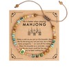 OBSUN Mahjong Bracelet Mahjong Gift for Women Mah Jongg Accessories