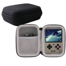 WERJIA - Funda de viaje portátil para consola de juegos portátil Miyoo Mini Plus (negro) (negro)