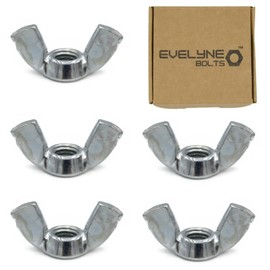 M6(6mm) Wing Nuts - Steel (Pack of 5)