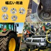 WUXIAOCSG Hex Flange Nuts 20pcs Hex Lock Nuts 304 Stainless