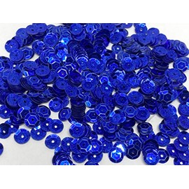 Royal Blue Sequins 6mm 1000/Pkg (Blue)