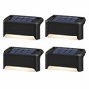 4PCS Solar Deck Lights Outdoor – Waterproof LED Fence Step