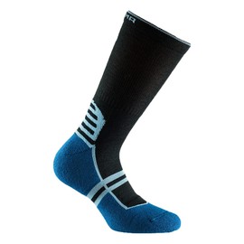 DOGMA Yeti - Quick-Drying Merino Hiking Socks for Women, Men & Children, Breathable Trekking Socks, Calf Length Functional Socks, Outdoor Hiking Socks, blue