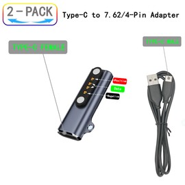 ZJKJHJY Replacement Charging Cable for 7.62mm 4-Pin Devices Smart Watch Charger Cable, Universal 4 Pin 7.62mm Magnetic Suction USB Charging Adapter for Smart Watch