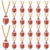 KeeStar 24 Pack Rugby Necklace Party Favors for Sports Themed