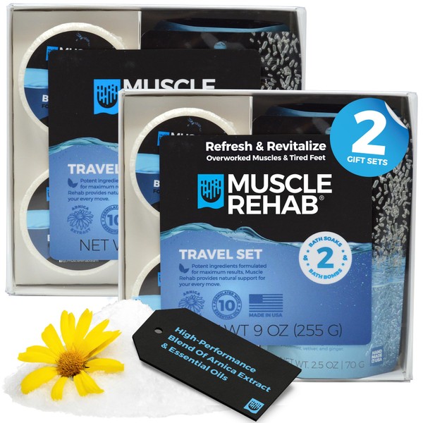 Muscle Rehab Sports Recovery Intro Gift Set (2) Sets- Fast-Absorbing