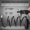 Diyife Bicycle Cable Lock, Heavy Duty 12 mm Thick Bicycle