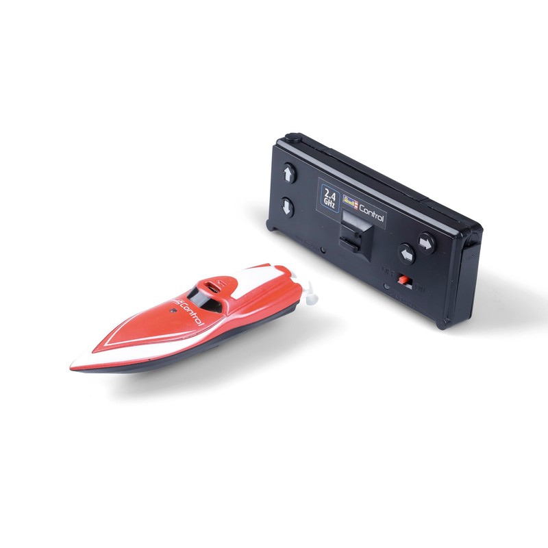 Revell Control 23569 Mini fuoribordo RC - Rosso con controllo