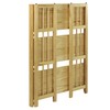 Casual Home 3-Shelf Folding Stackable Bookcase (27.5" Wide)-Natural