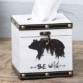 BLACK FOREST DECOR Wild Bear Tissue Box
