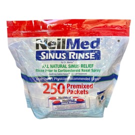 NeilMed 250 Packets NeilMed Sinus Rinse Saline Nasal Expiration 01/2028+ (250 Count)
