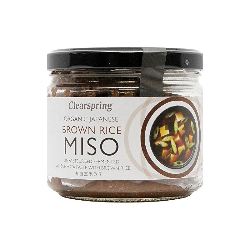 Clearspring Organic Miso Johsen Brown Rice - Unpasteurised 300g