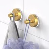 HUFEEOH Suction Cup Hooks for Shower, 2 Pack Wall Hooks