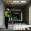 Alloyman Laser Level 4 X 360°Self Leveling with Tripod, 16