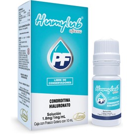 HUMYLUB OFTENO Gotas Lubricantes Oculares Sin Conservadores, Hialuronato de Sodio y Condroitín Sulfato, Alivio Ojo Seco Leve a Moderado, Estabiliza Película Lagrimal, Frasco Gotero 10 ml