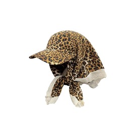 Aelfric Eden Leopard Print Baseball Cap Women Lace Cheetah Head Scarf Bandana Y2k Adjustable Sun Hat Vintage Skull Caps
