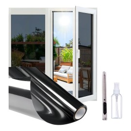 Película Espejo Privacidad Briofox 90x500cm Aislante Térmico Protección UV