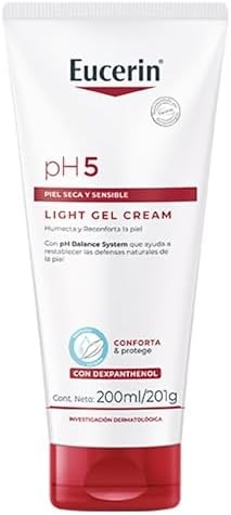 Eucerin Crema Corporal Ultra Ligera Ph5 (200 Ml) Enriquecida Con Dexpantenol, Rápida Absorción Sin Dejar Residuos Para Piel Seca Y Sensible