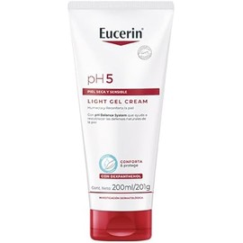 Eucerin Crema Corporal Ultra Ligera Ph5 (200 Ml) Enriquecida Con Dexpantenol, Rápida Absorción Sin Dejar Residuos Para Piel Seca Y Sensible