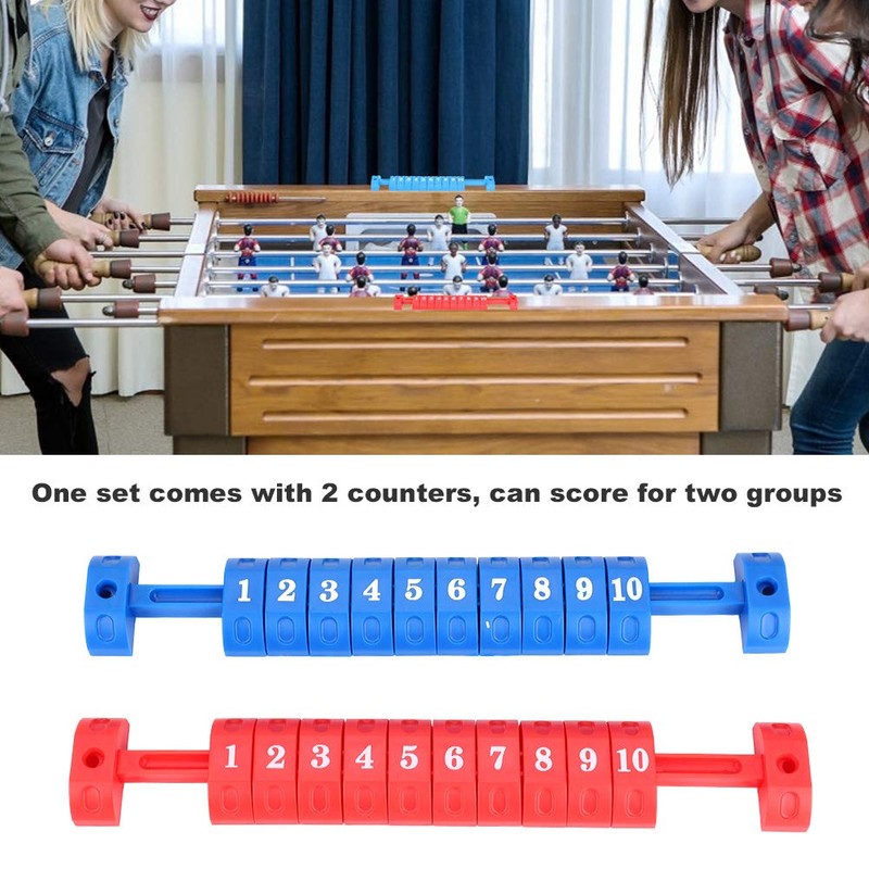 Cunyuer 2 PCS Foosball Scoring Counters, Score Keeper, 10 Numbers