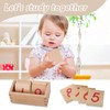 LEADER JOY Montessori Math Materials Numeral Cards for Preschool Early