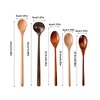 Wooden Cooking Spoons - Long Handle Wooden Mixing Spoon |