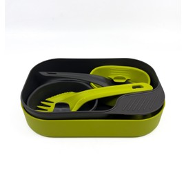 Wildo Camp-A-Box Duo Light 6629 Unisex Crockery Set, Lemon, One Size