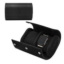 CeiBand Watch Case, Watch Case, Leather Case, Storage for 2 Watches, Luxury PU Leather, Watch, Portable, Storage Box, Waterproof, Shockproof, For Traveling, Business Trips, Anniversaries, Birthdays,