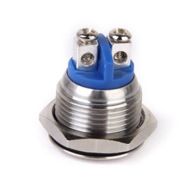 SUPVOX Metal Momentary Push Button for Doorbell Boat Car Self-reset Design Construction