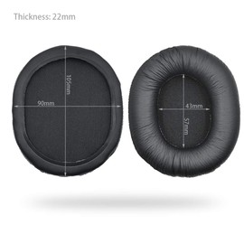 Replacement Ear Pads for M40fs Foam Compatible with HP-M77 ATH-M40fs ATH-D40fs ATH-M66 Headphones