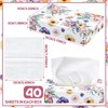 Yinder 24 Packs 960 Sheets Tissue Cube Car Facial Boxes