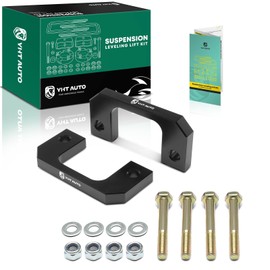 YHTAUTO Kit de elevación de nivelación delantera de 1 pulgada para modelos Chevy y GMC 2007-2023, Silverado/Sierra 1500, Tahoe, Avalanche, Suburban, Yukon XL, RWD/4WD, Kit de nivelación de suspensión