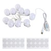 LED Makeup Mirror Lights Dimmable Bulb Warm/Cold Tones Dressing Mirror