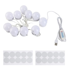 LED Makeup Mirror Lights Dimmable Bulb Warm/Cold Tones Dressing Mirror Decorative Light