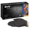 NITRILE GLOVES, POWDERFREE, BLK, L PK100 73998 By AURELIA