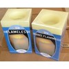 Inglow 5" Indoor and Outdoor Flameless Candles Squared, NEW (2 Pack)
